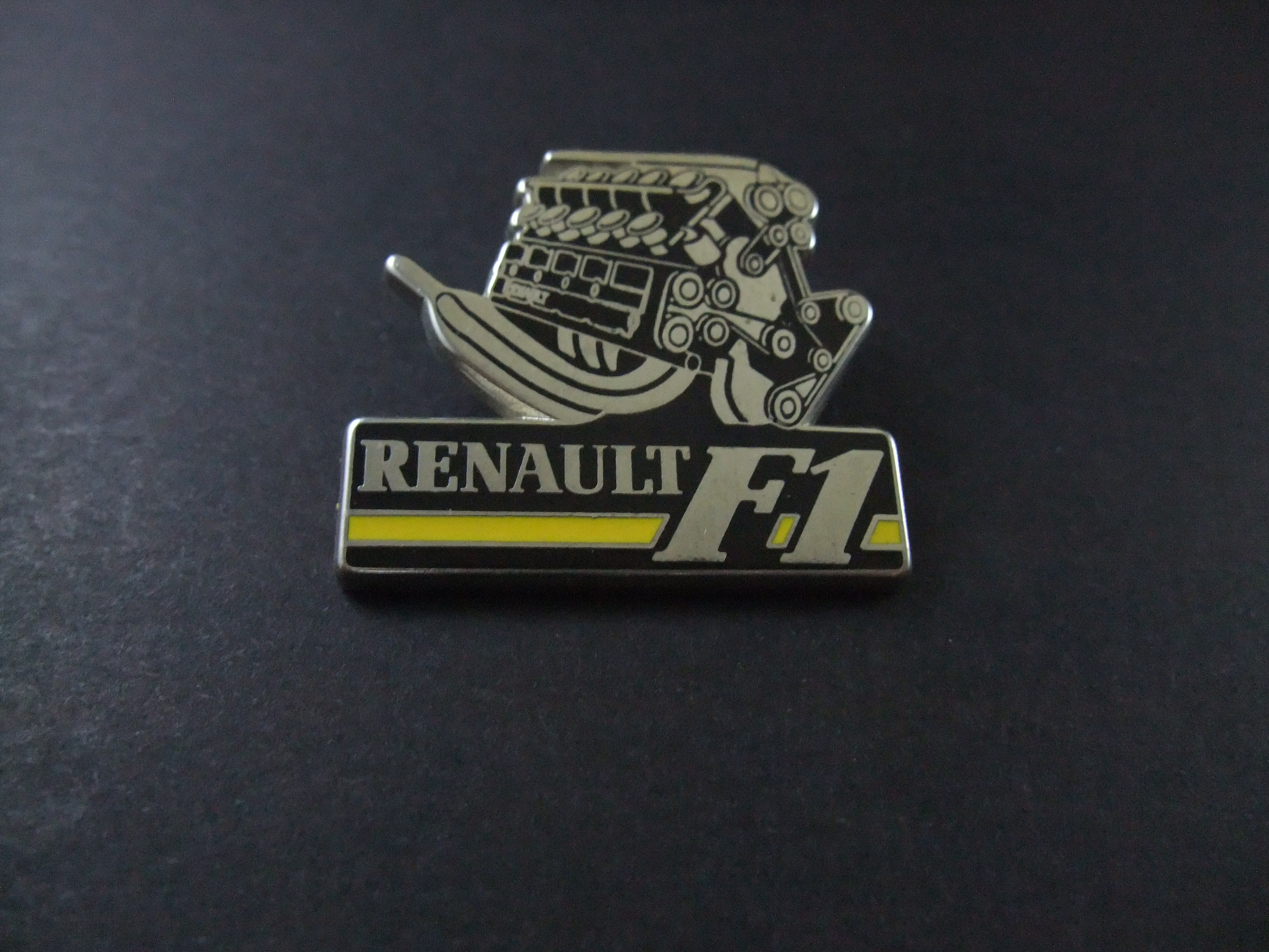Renault Formule 1 ( motor van de auto ) zilverkleur